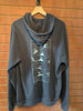 Orca Pod Zip Hoodie / Charcoal
