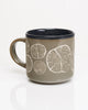 Tree Rings Hand Carved 15 oz Ceramic Mug