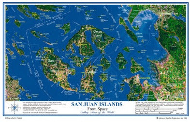 San Juan Islands from Space  Placemat