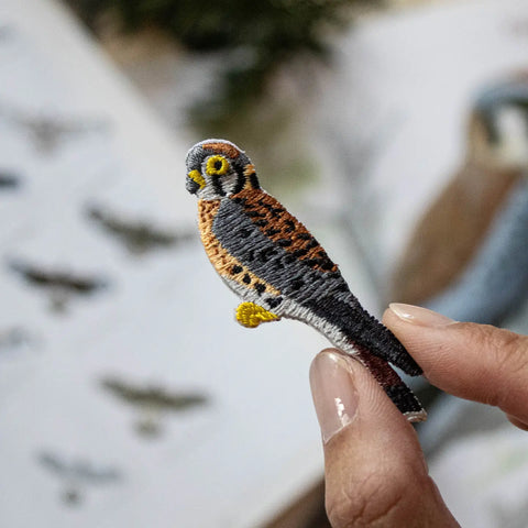 Bird Collective Patch American Kestrel