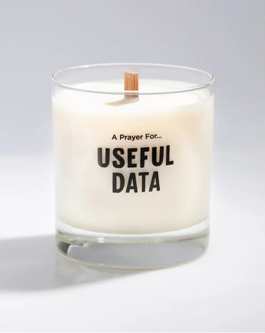 Cognitive Surplus Candle A Prayer for Useful Data