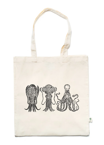 Cephalopod Organic Cotton Tote Bag