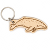 Steamer Lane Wood Keychains