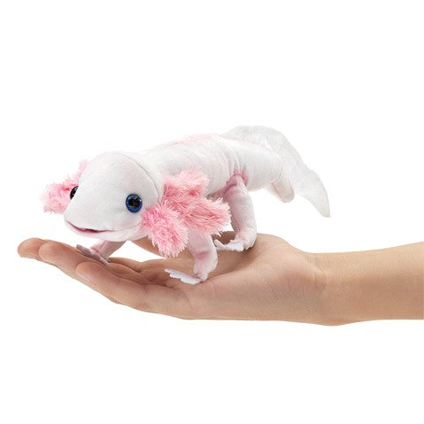 Axolotl Finger Puppet (pink)