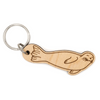Steamer Lane Wood Keychains