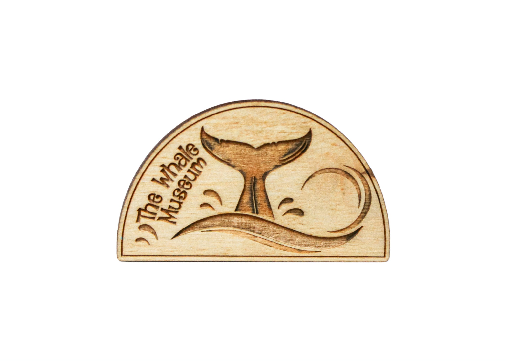 The Whale Museum Wooden Magnet