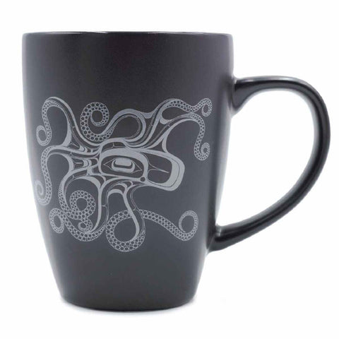 Black Octopus Mug