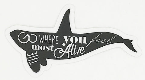Orca Quote Sticker