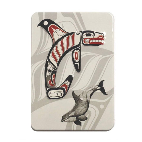 Magnet: Embossed Metal - Killer Whale
