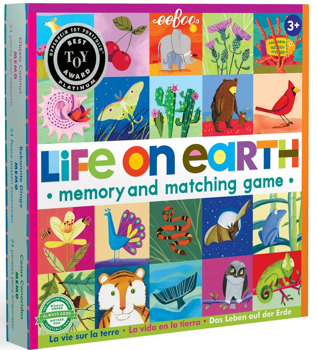 Life on Earth Memory Matching Game