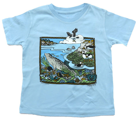 T-Shirt: Shore Scene, toddler