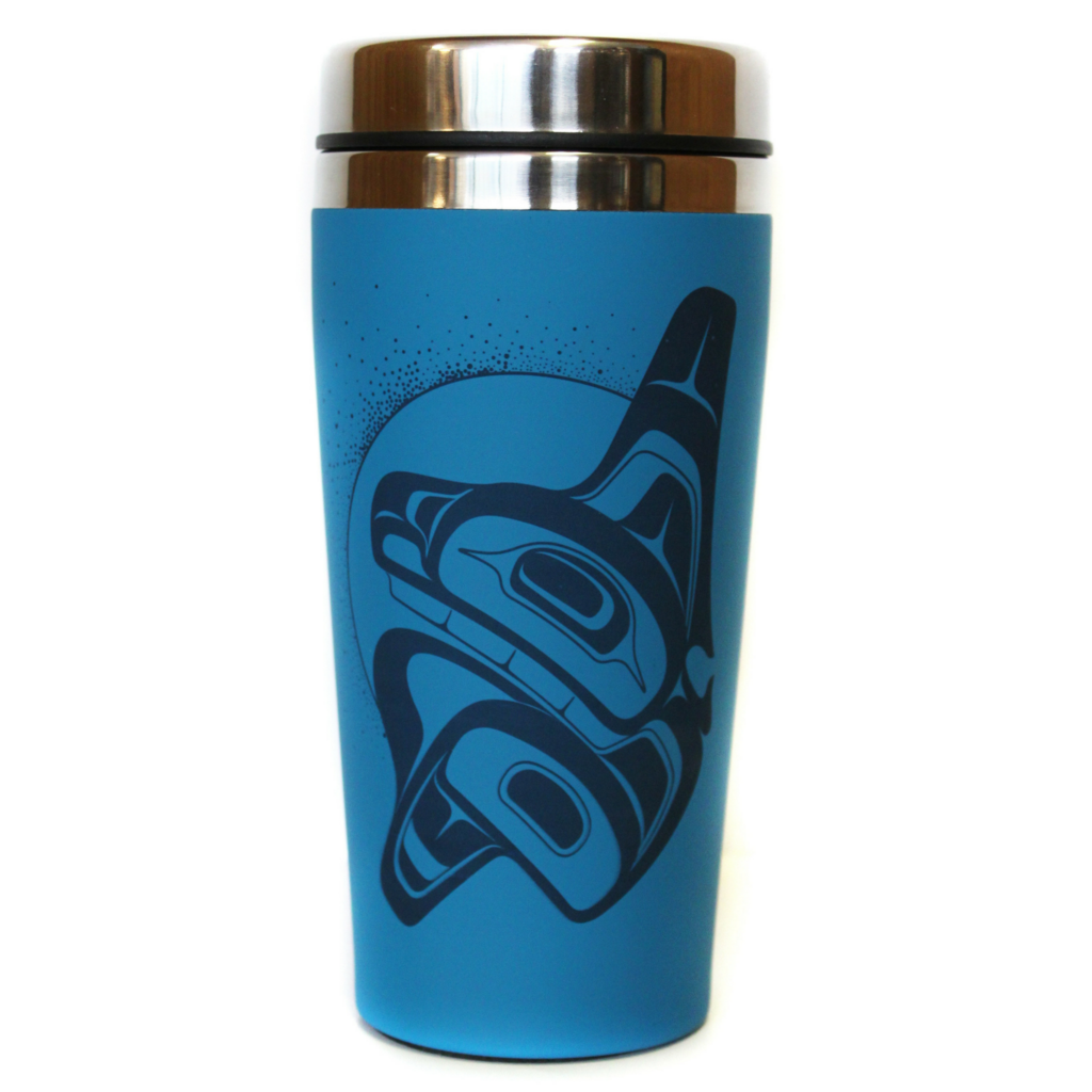 AMERICAN EXPEDITION STAINLESS Steel Travel Mug Rainbow Trout 16 Oz