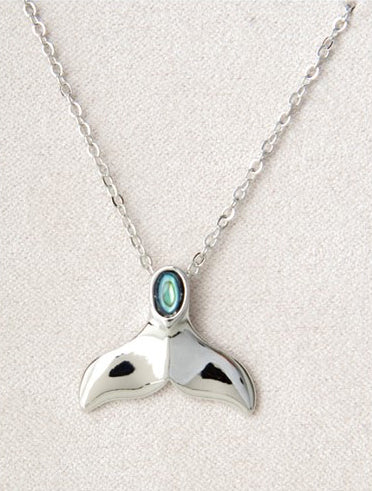 Whale Tail  Necklace Wild Pearle Jewel