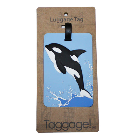 Orca Luggage Tag