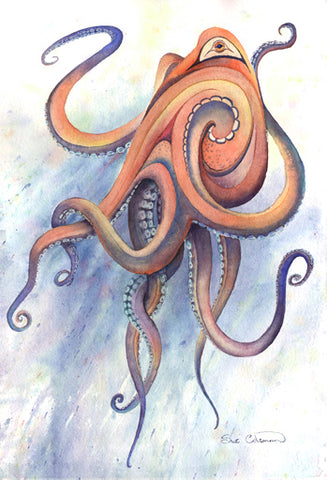 Sue Coleman: Octopus 2 x 3 Magnet