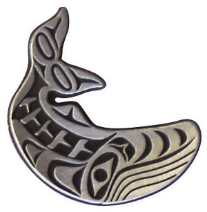 Pewter Magnet Humpback