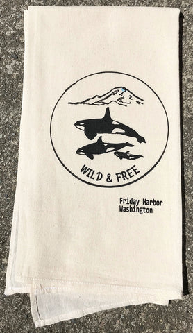 Wild & Free Tea Towel