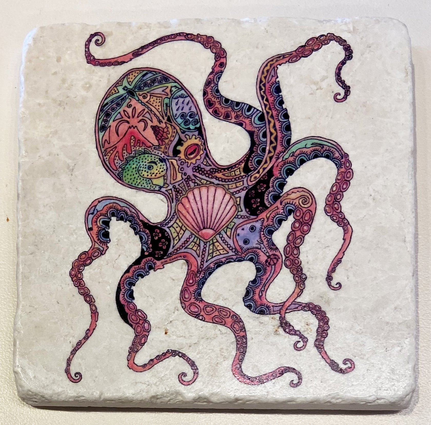 Sue Coccia Octopus Coaster